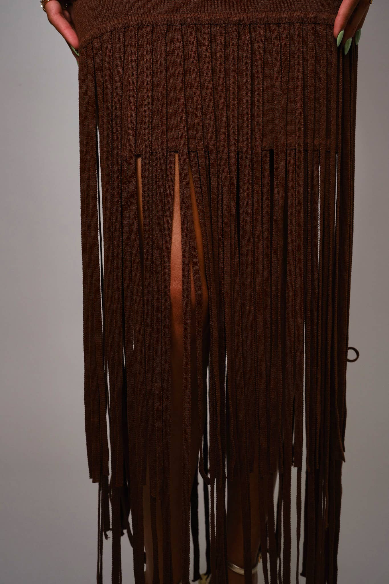 Vintage Vibe Knit Maxi Dress