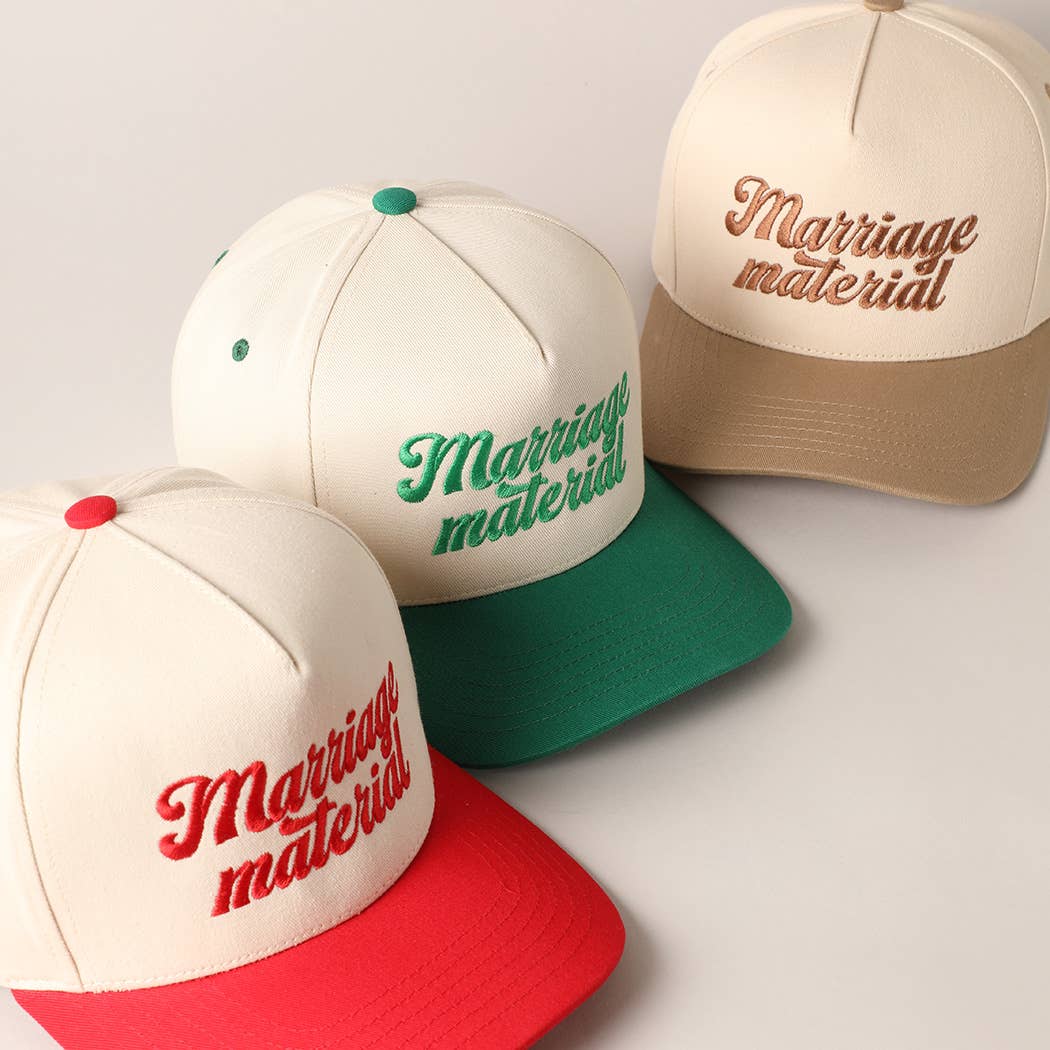 Marriage Material Two Tone Trucker Hat