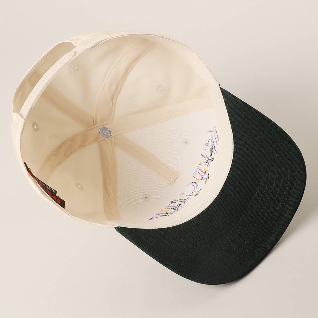 WITCHTY Typography Design Embroidered Trucker Hat