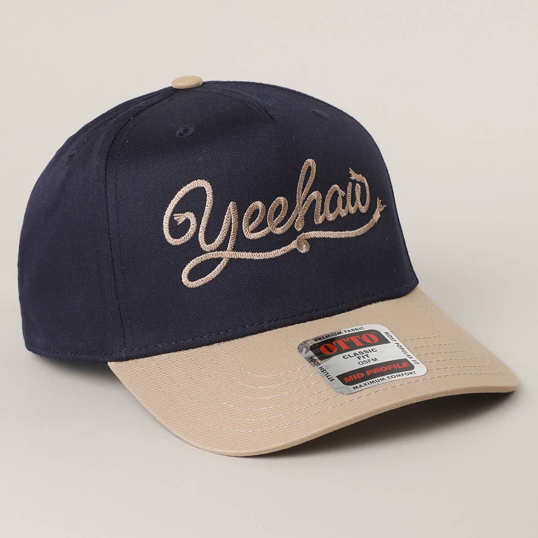 Yeehaw Western Script Embroidered Trucker Hat