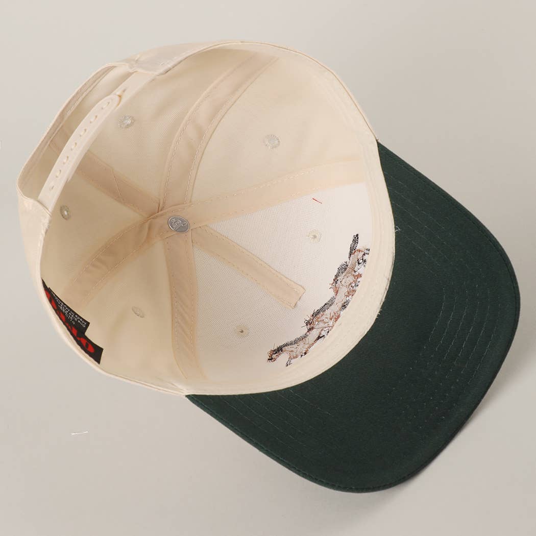 Wild Three Horses Embroidery Trucker Hat