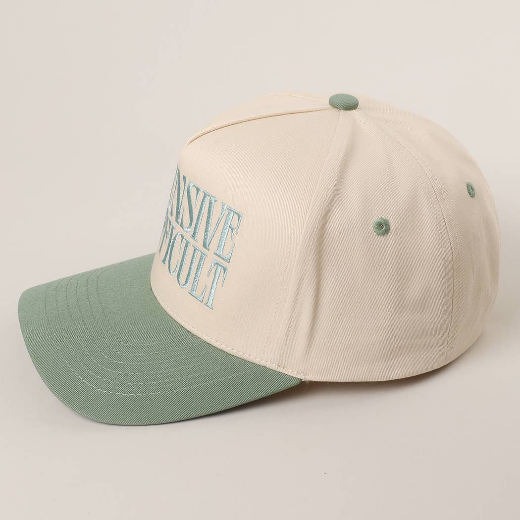 EXPENSIVE and DIFFICULT Embroidered Trucker Hat