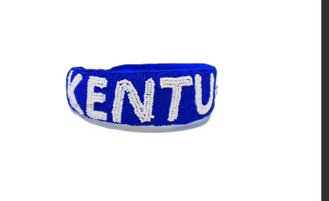 Kentucky Beaded Headband