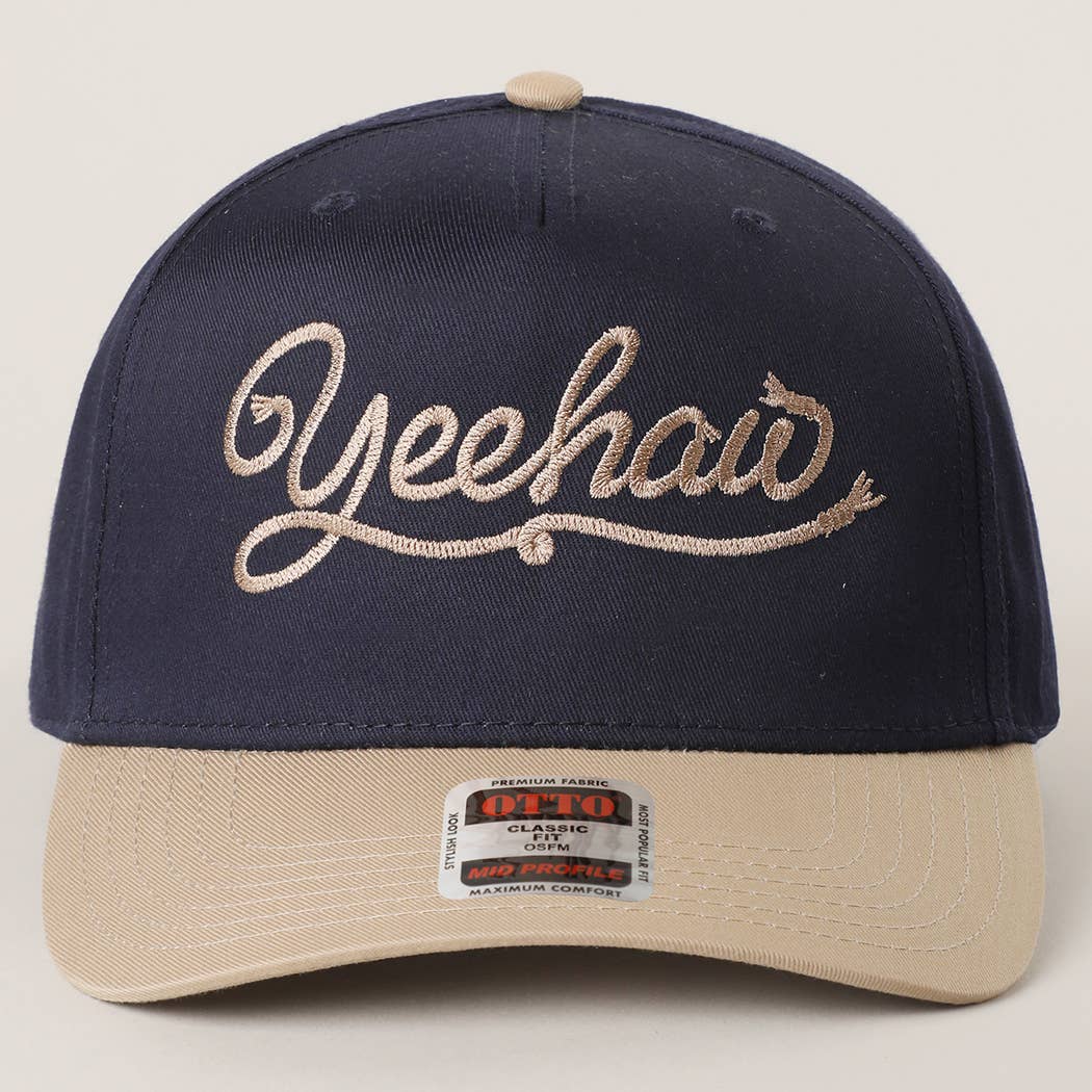 Yeehaw Western Script Embroidered Trucker Hat