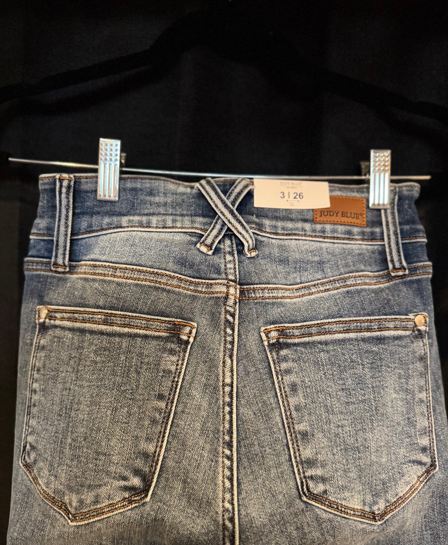 Judy Blue- HW Double Button Wide Leg