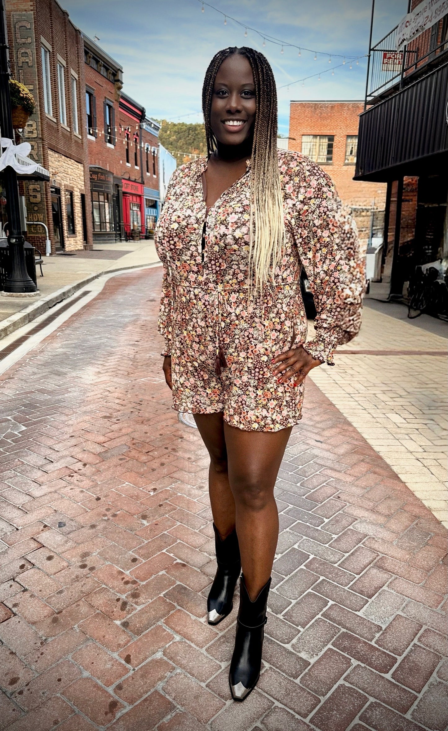 Sabrina-Sleeve Romper