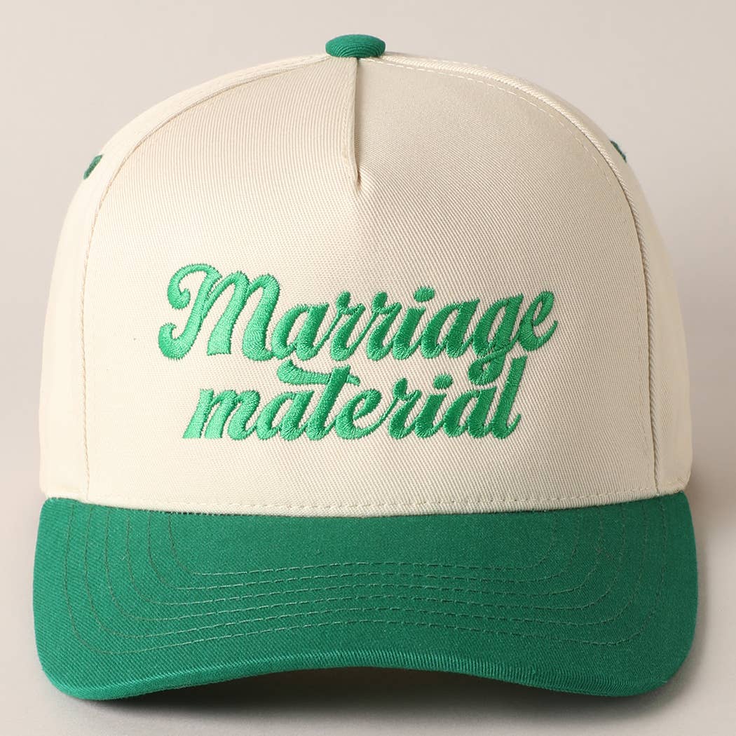 Marriage Material Two Tone Trucker Hat
