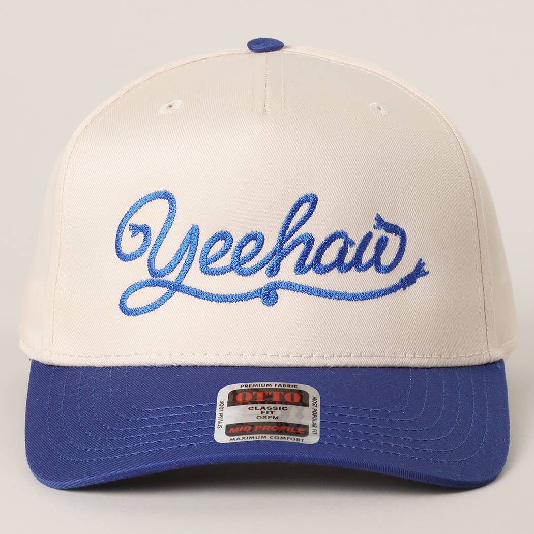 Yeehaw Western Script Embroidered Trucker Hat