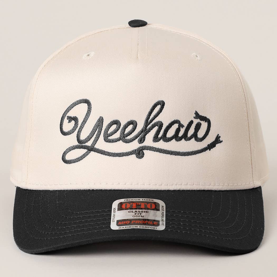 Yeehaw Western Script Embroidered Trucker Hat