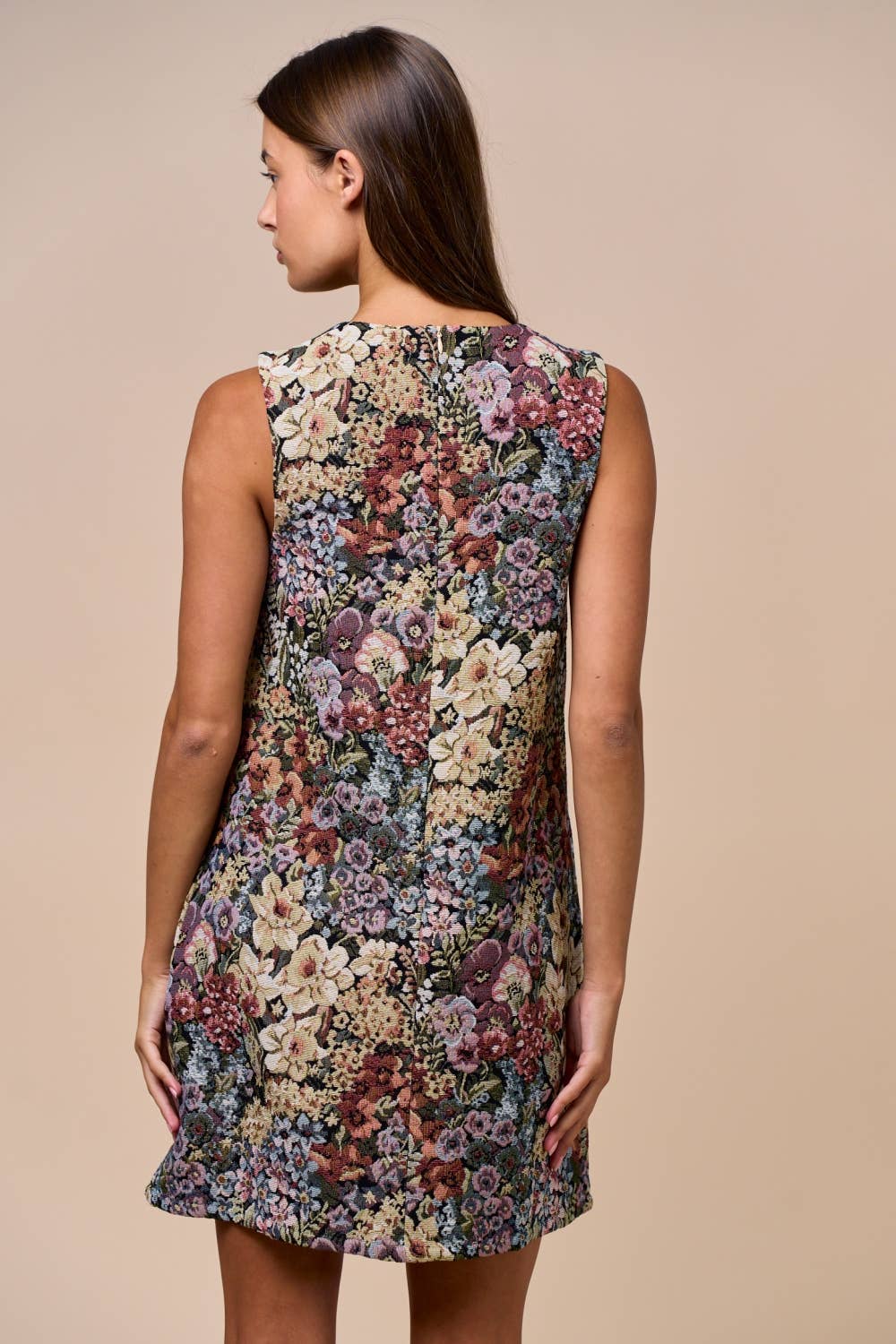 ILD6515 Sleeveless Floral Dress