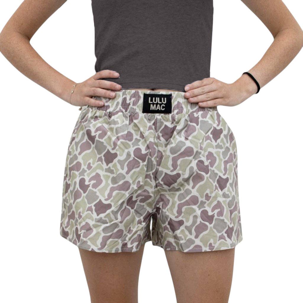 LULU MAC- LIGHT CAMO BOXER SHORT