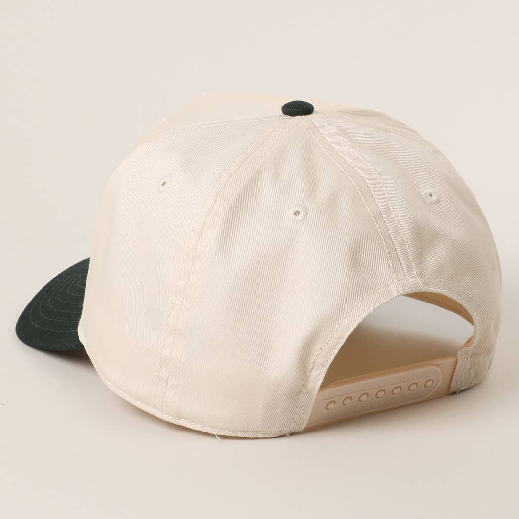 WITCHTY Typography Design Embroidered Trucker Hat