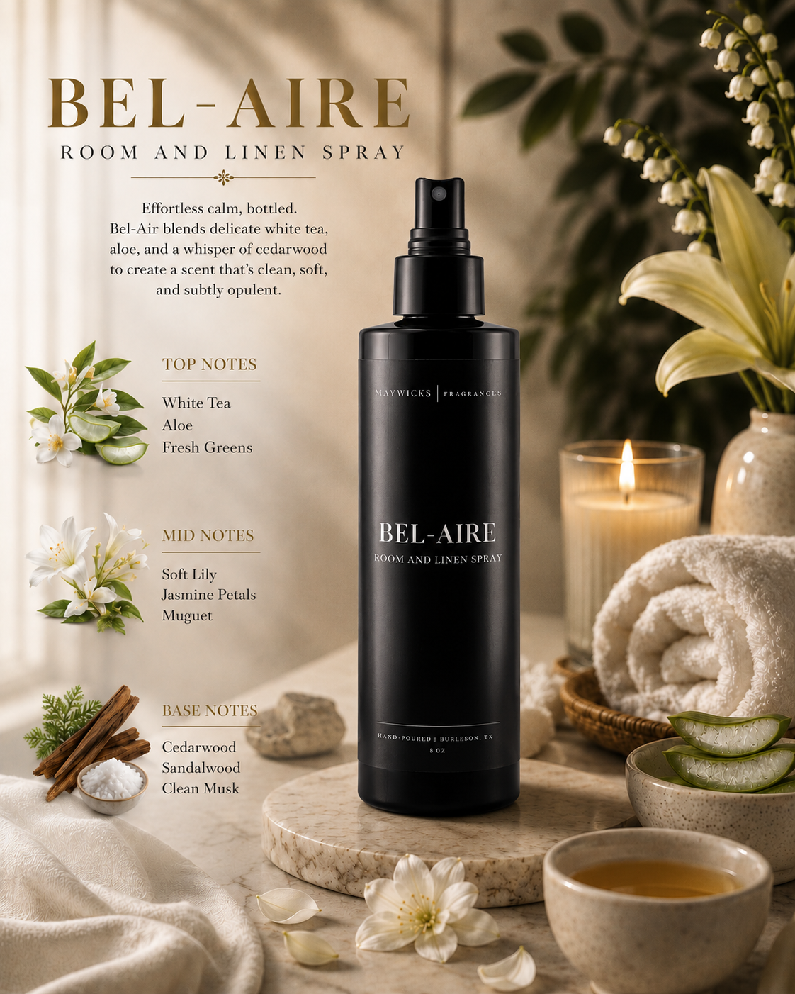 Luxurious Room & Linen Spray