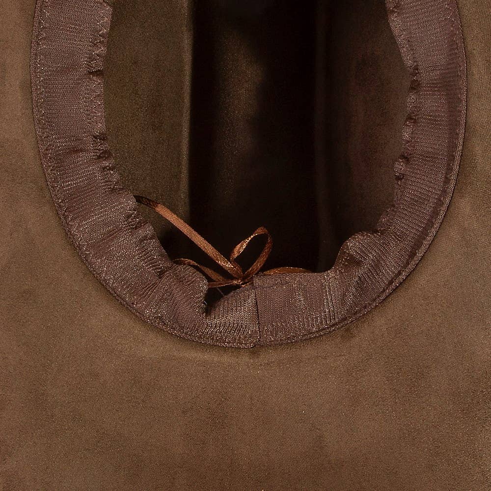 Western Leopard Embroidered Strap Cowboy Hat