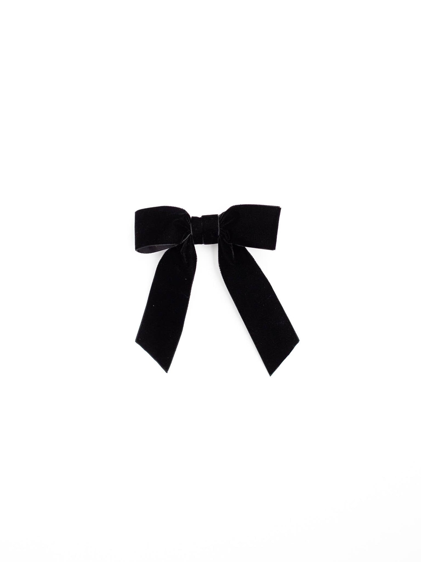 Grace & Grandeur Delora Velvet Bow Barrette
