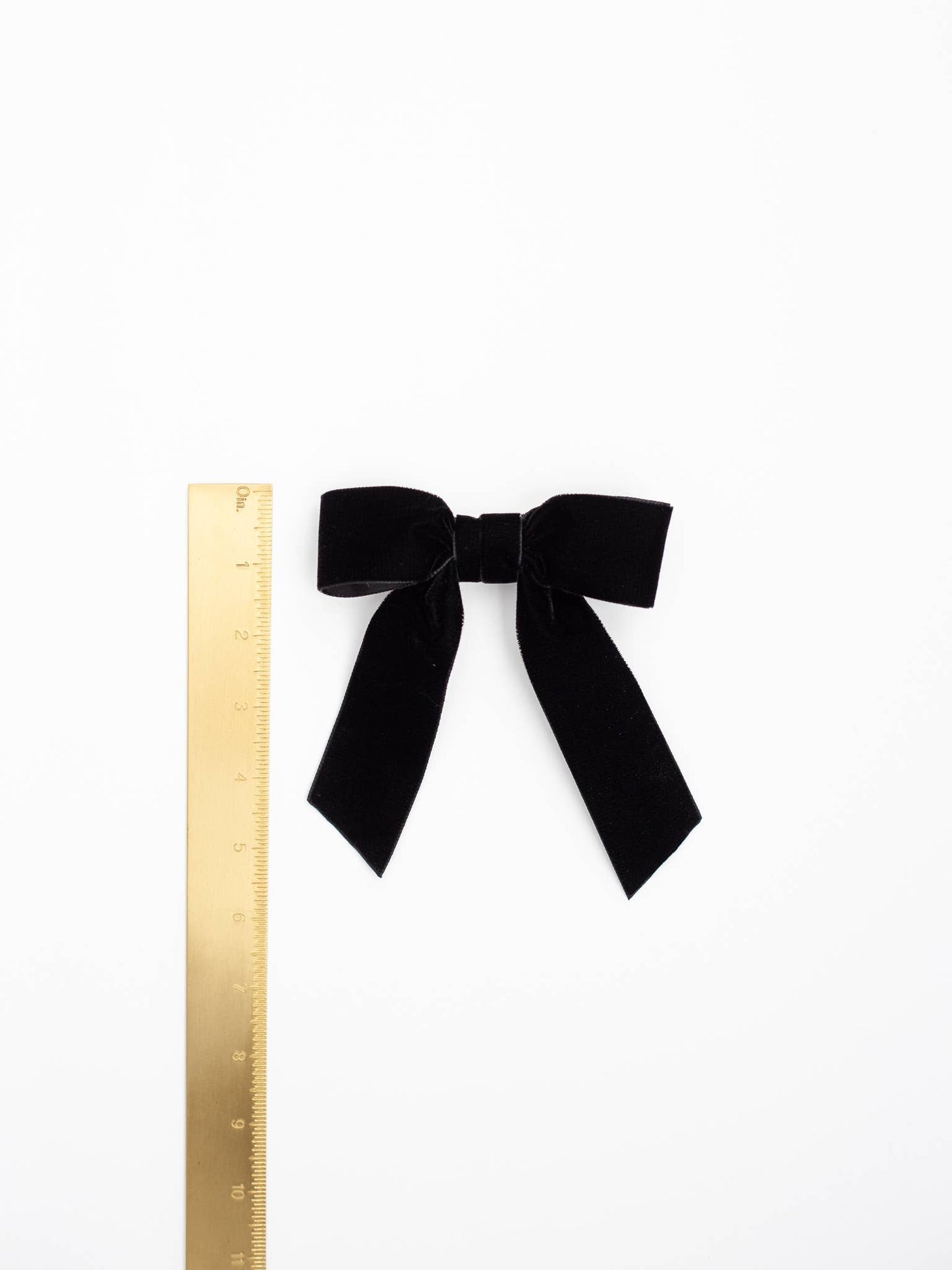 Grace & Grandeur Delora Velvet Bow Barrette