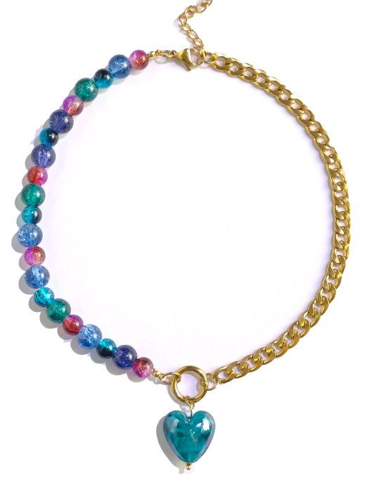 Half & Heart Necklace 