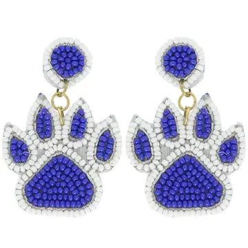 Gameday PawPrint Earrings