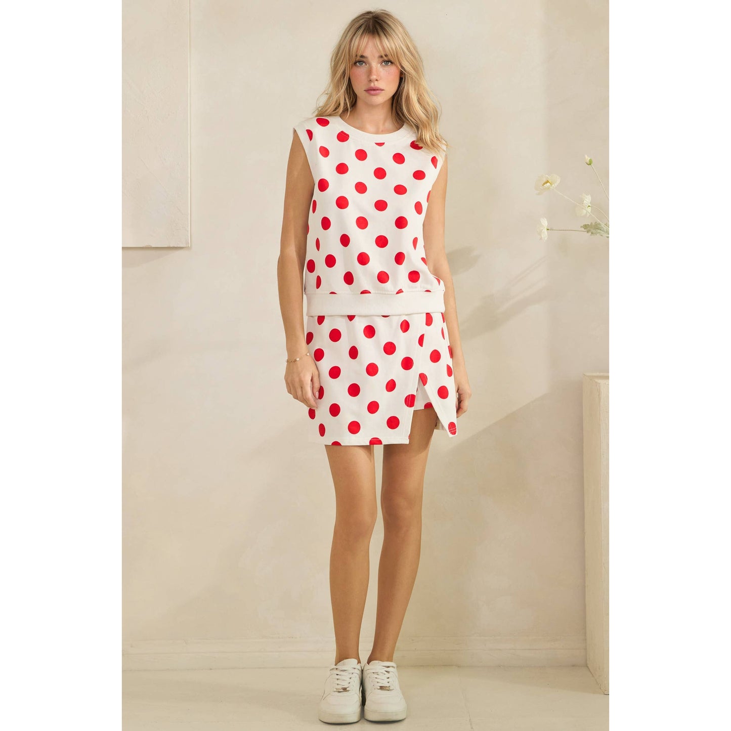 Monroe Polka Dot Skort Set