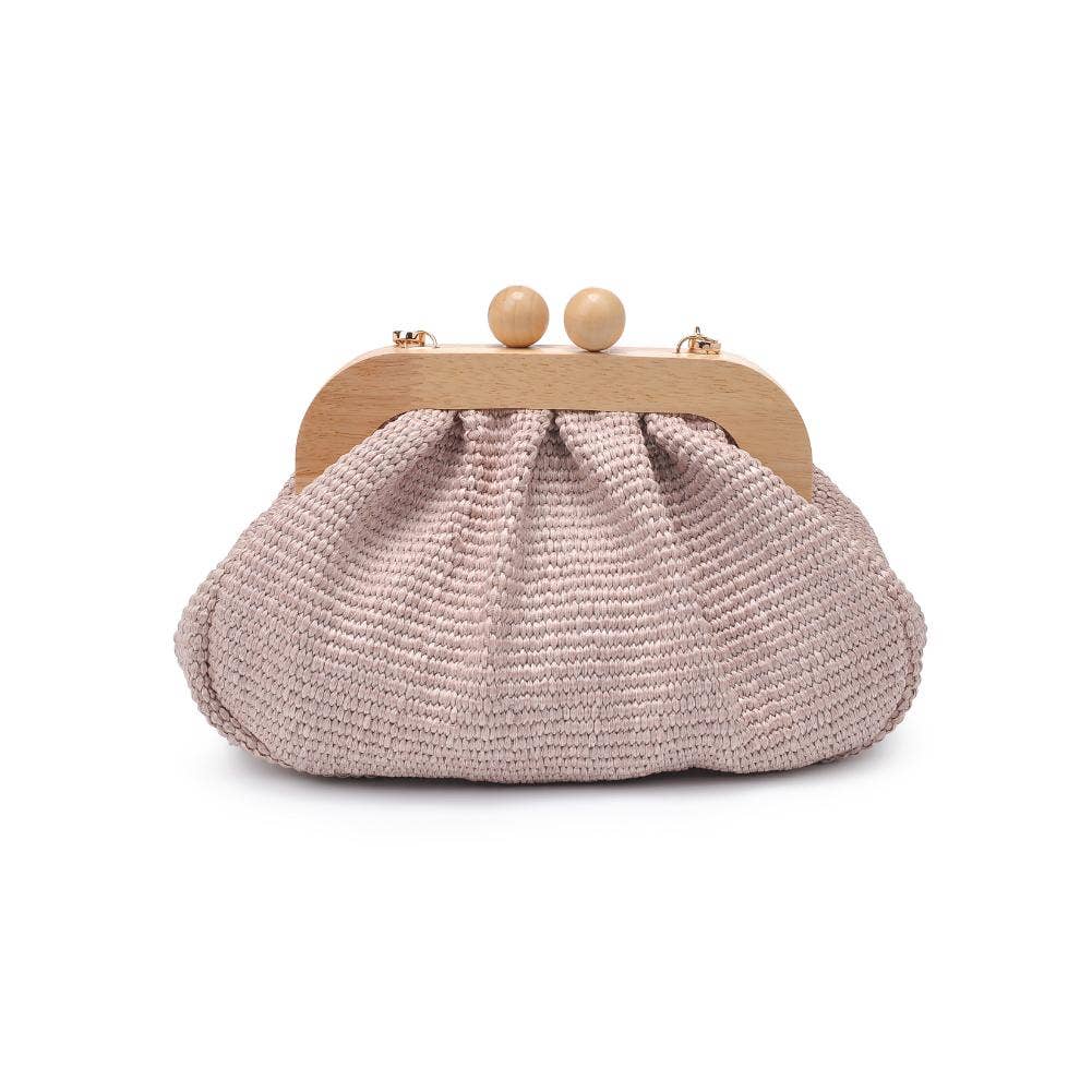 Vogueista Wooden Frame Clutch