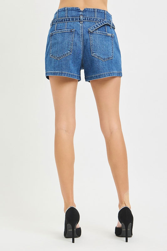 Risen-Denim Drift Shorts