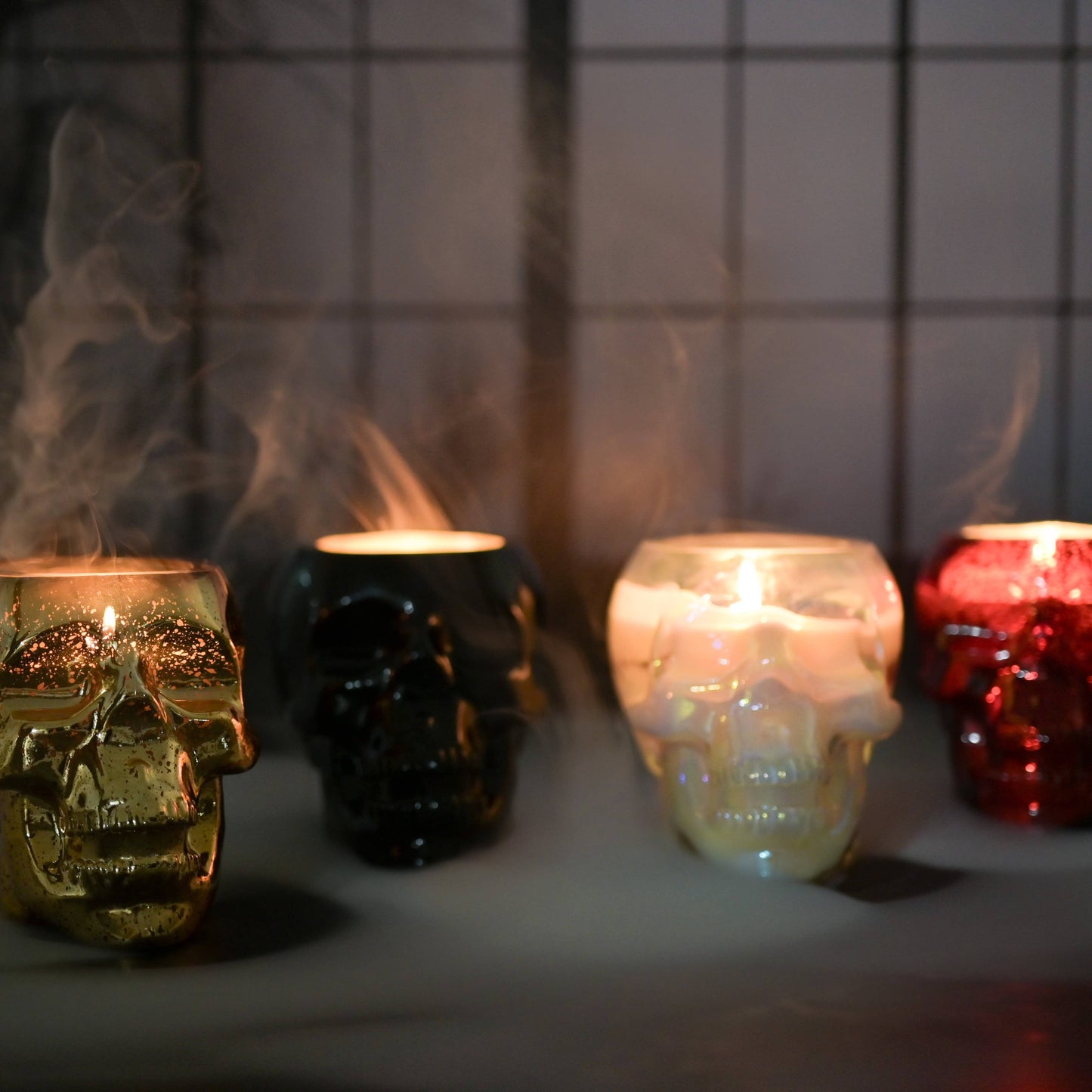 Limited Edition Halloween Skull Candle 8 oz: Unmarked Grave
