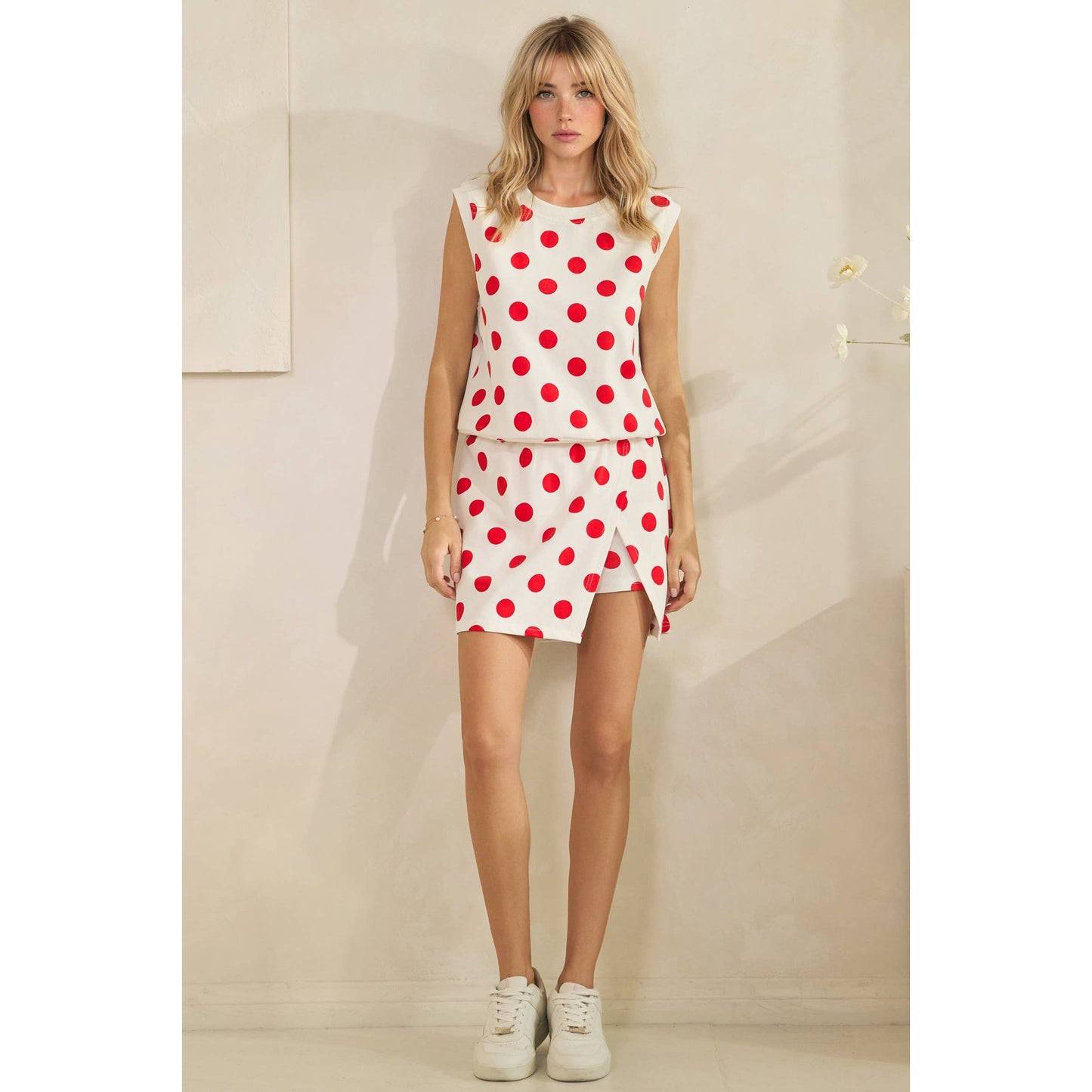 Monroe Polka Dot Skort Set
