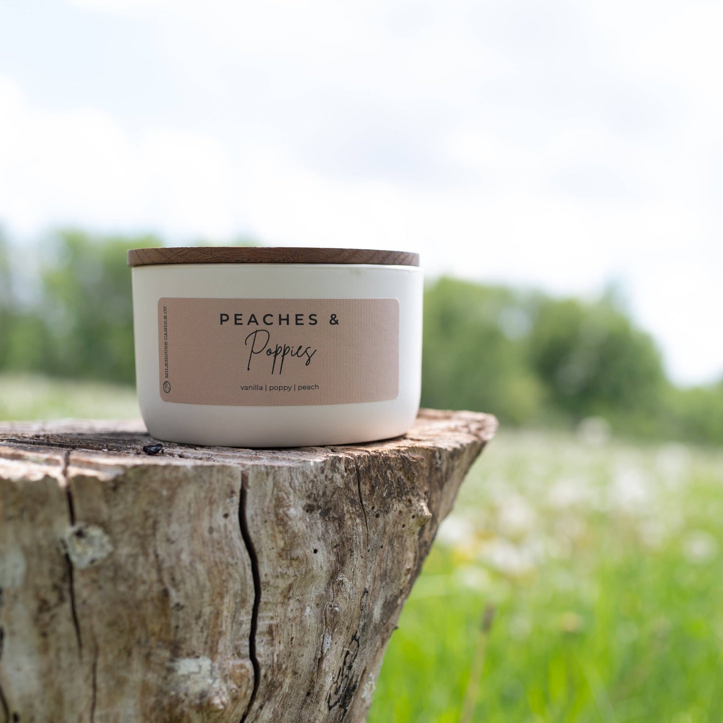 Peaches & Poppies | Statement Candle