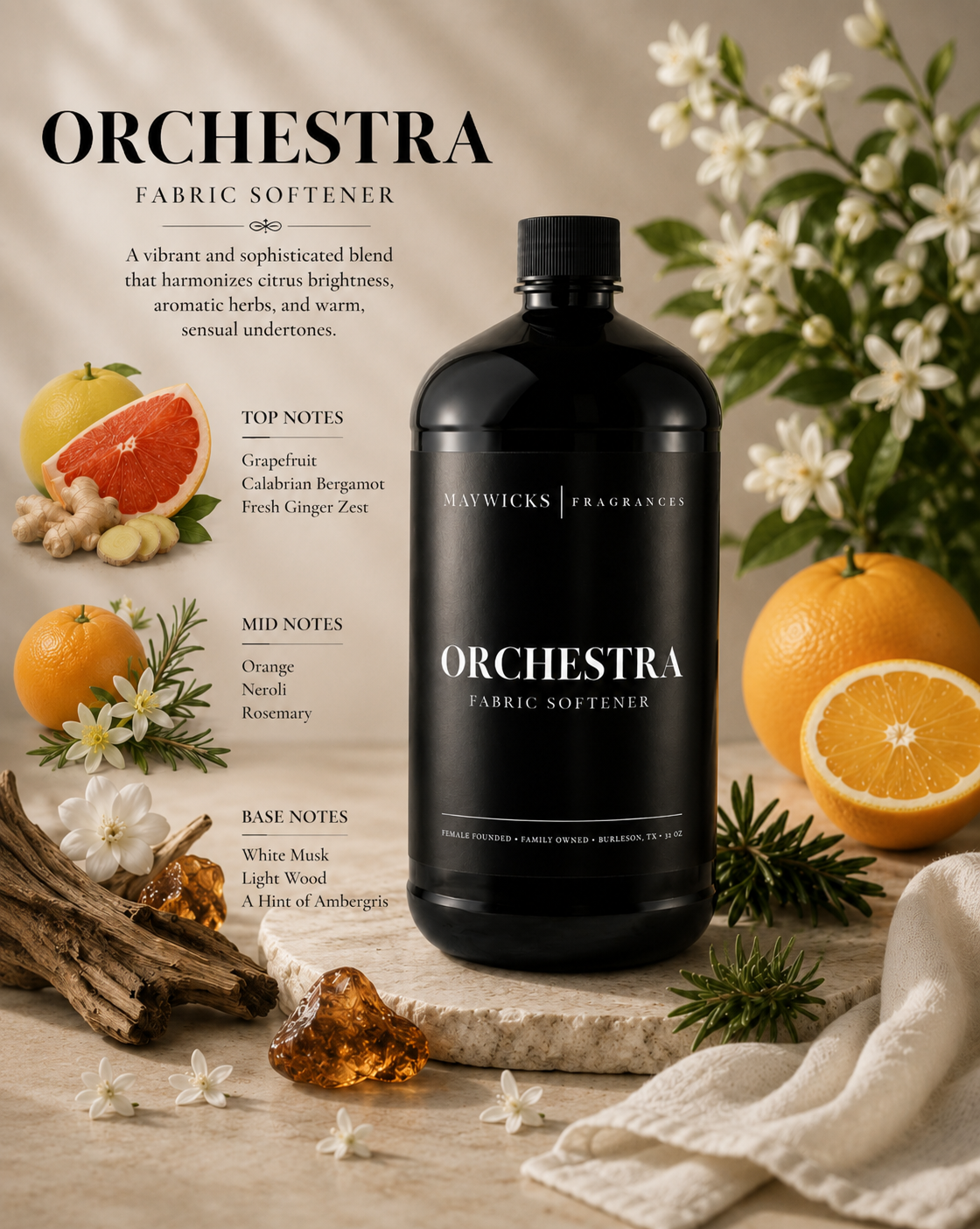 Luxury Scented Fabric Softener