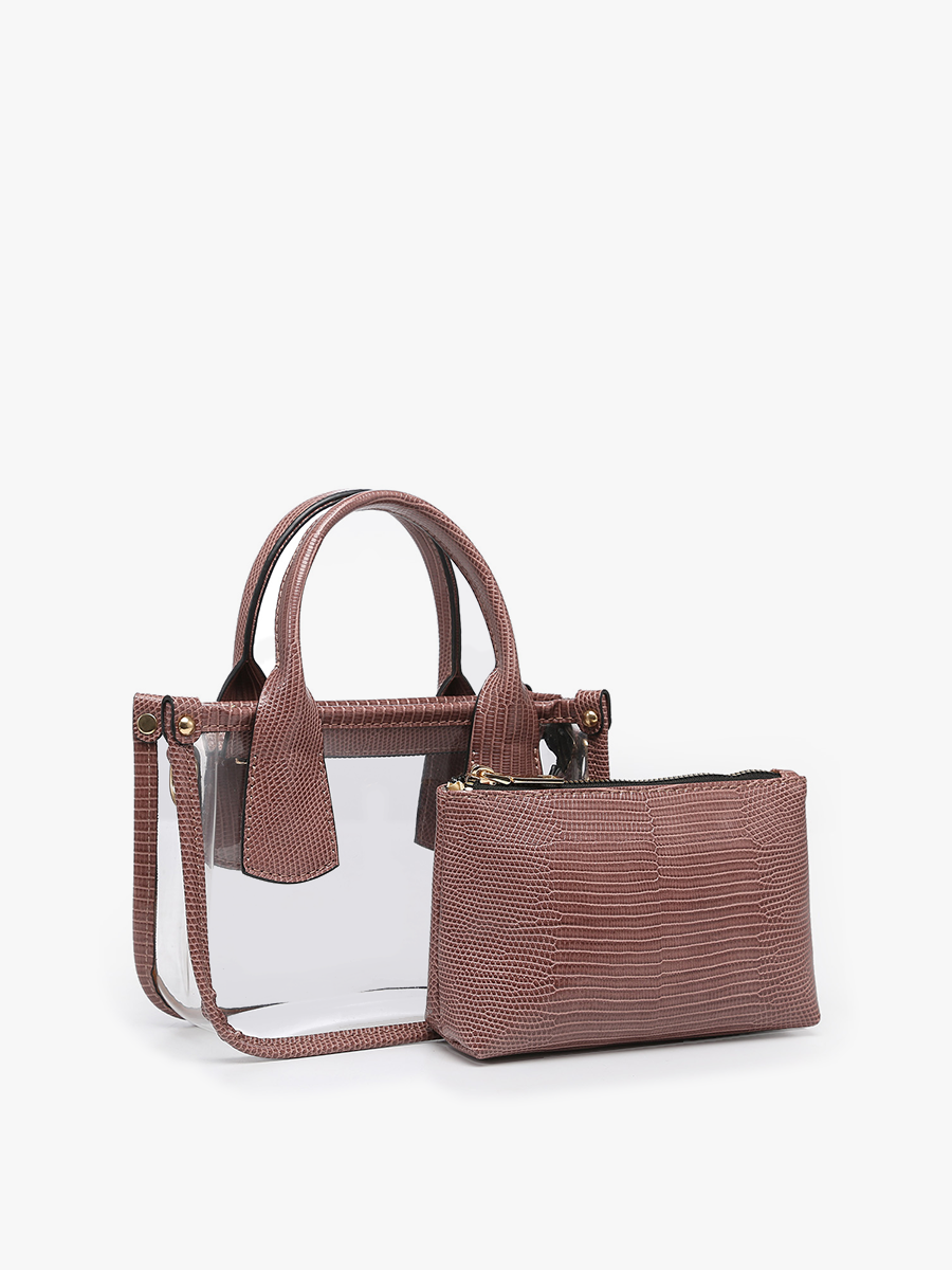 Stacey Clear Satchel w/ Inner Bag