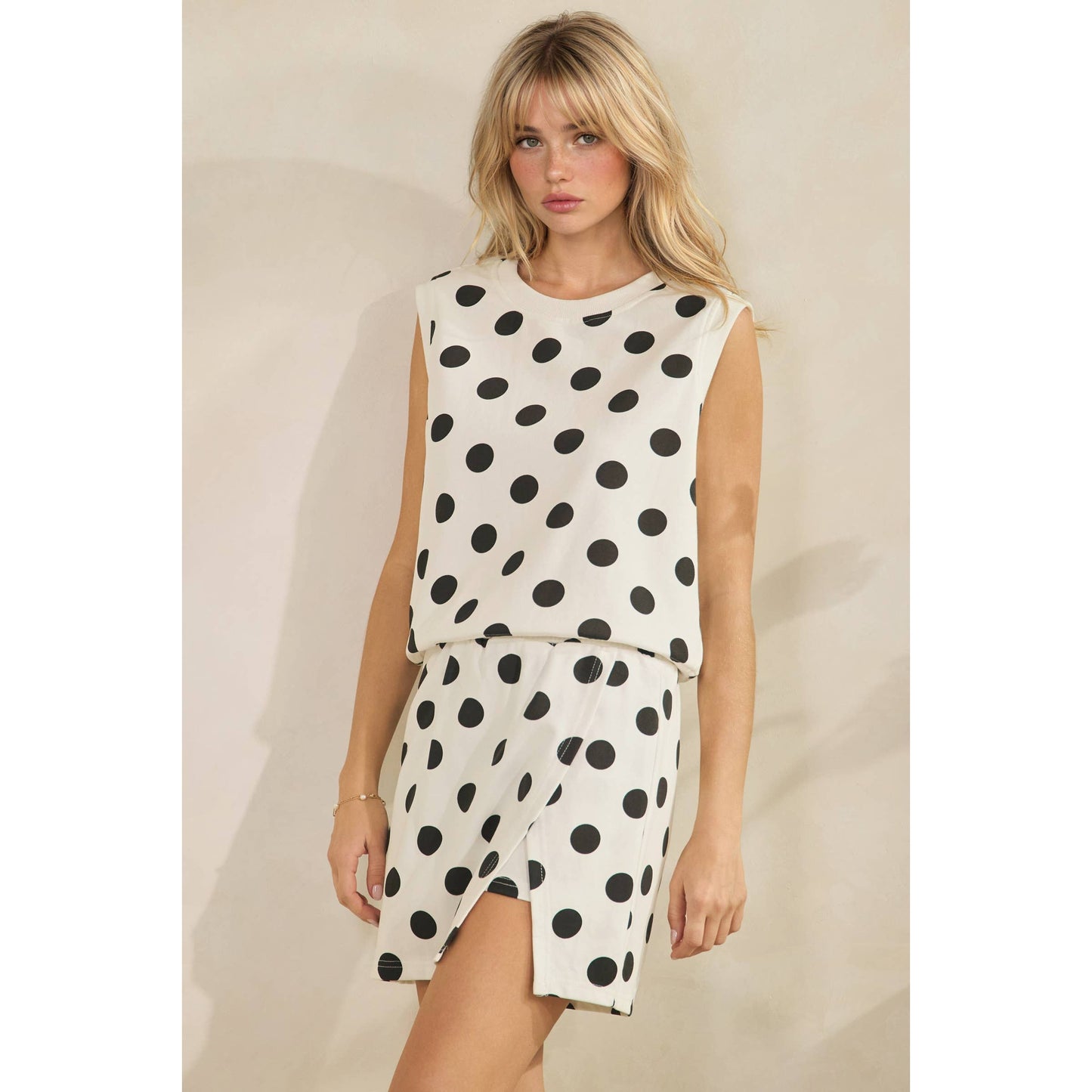 Monroe Polka Dot Skort Set