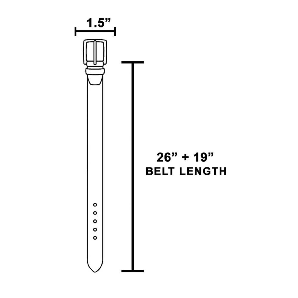 Longhorn Steer Filigree Concho Chain Belt