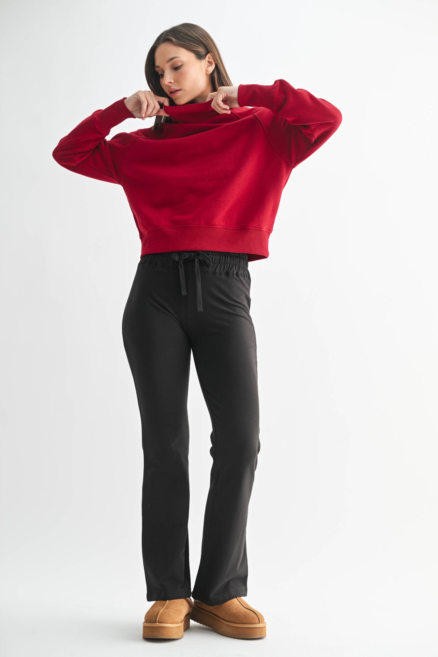 Sporty Malibu Sleeve Turtleneck