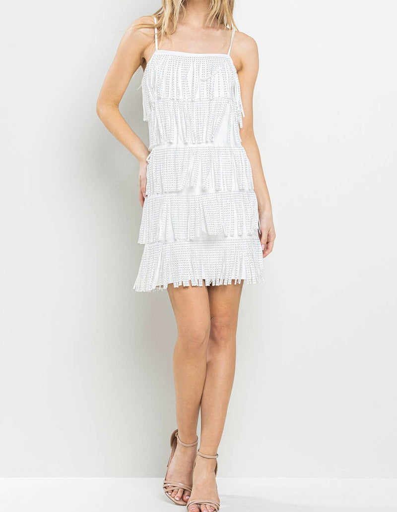 Tiered Tassel Dress