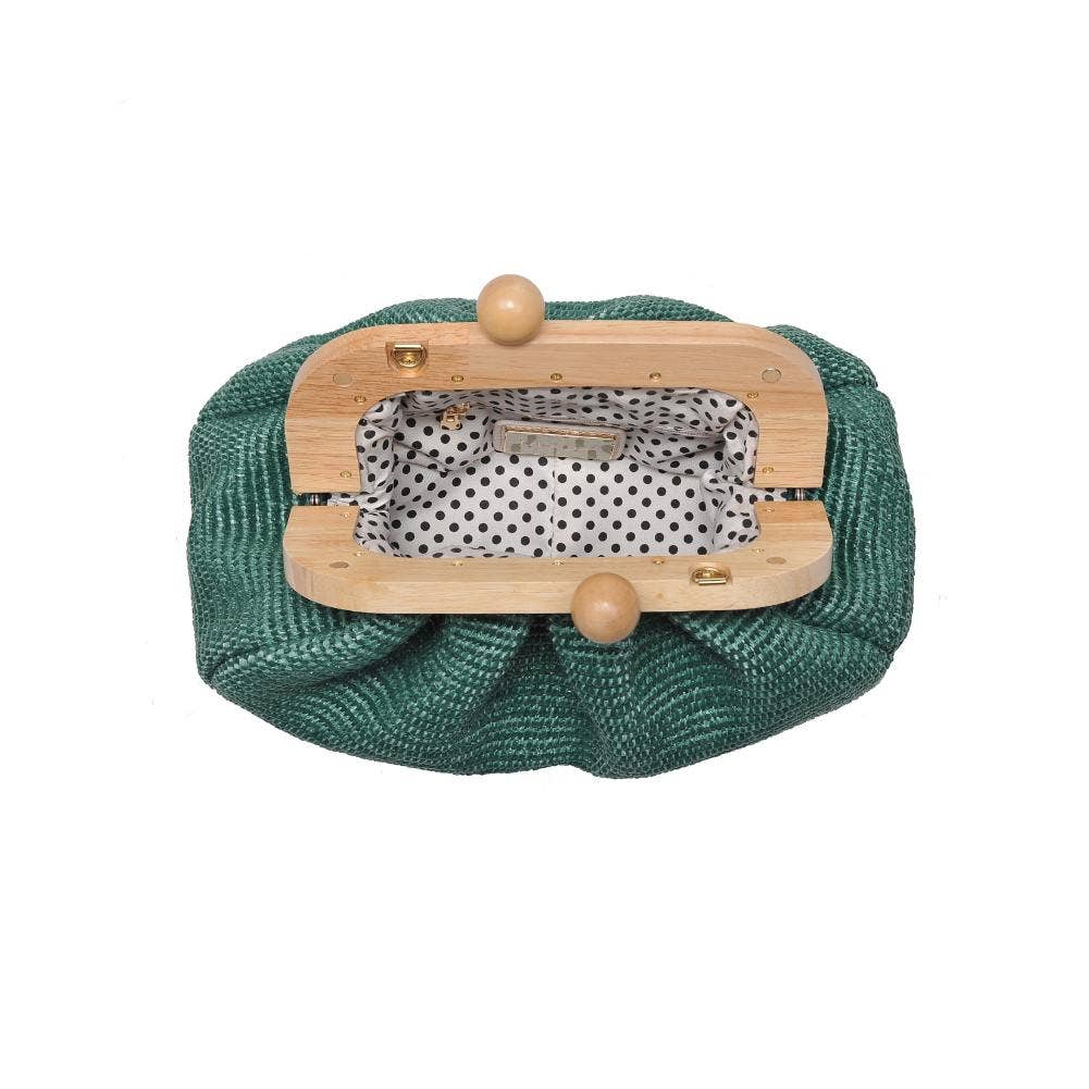Vogueista Wooden Frame Clutch