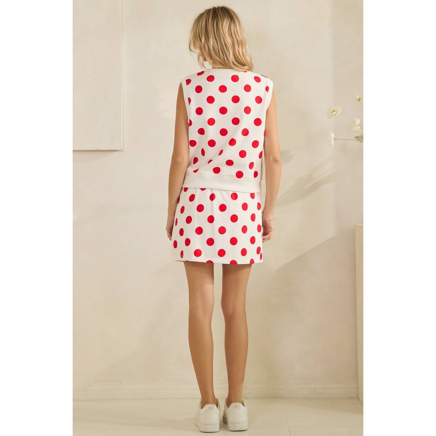 Monroe Polka Dot Skort Set