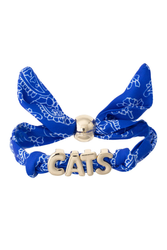 Kentucky Wildcats Bandana Slider Bracelet