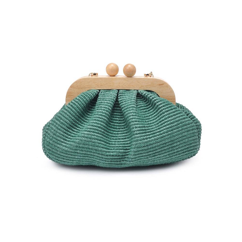 Vogueista Wooden Frame Clutch