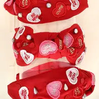 Red Knott Emblellished Headband