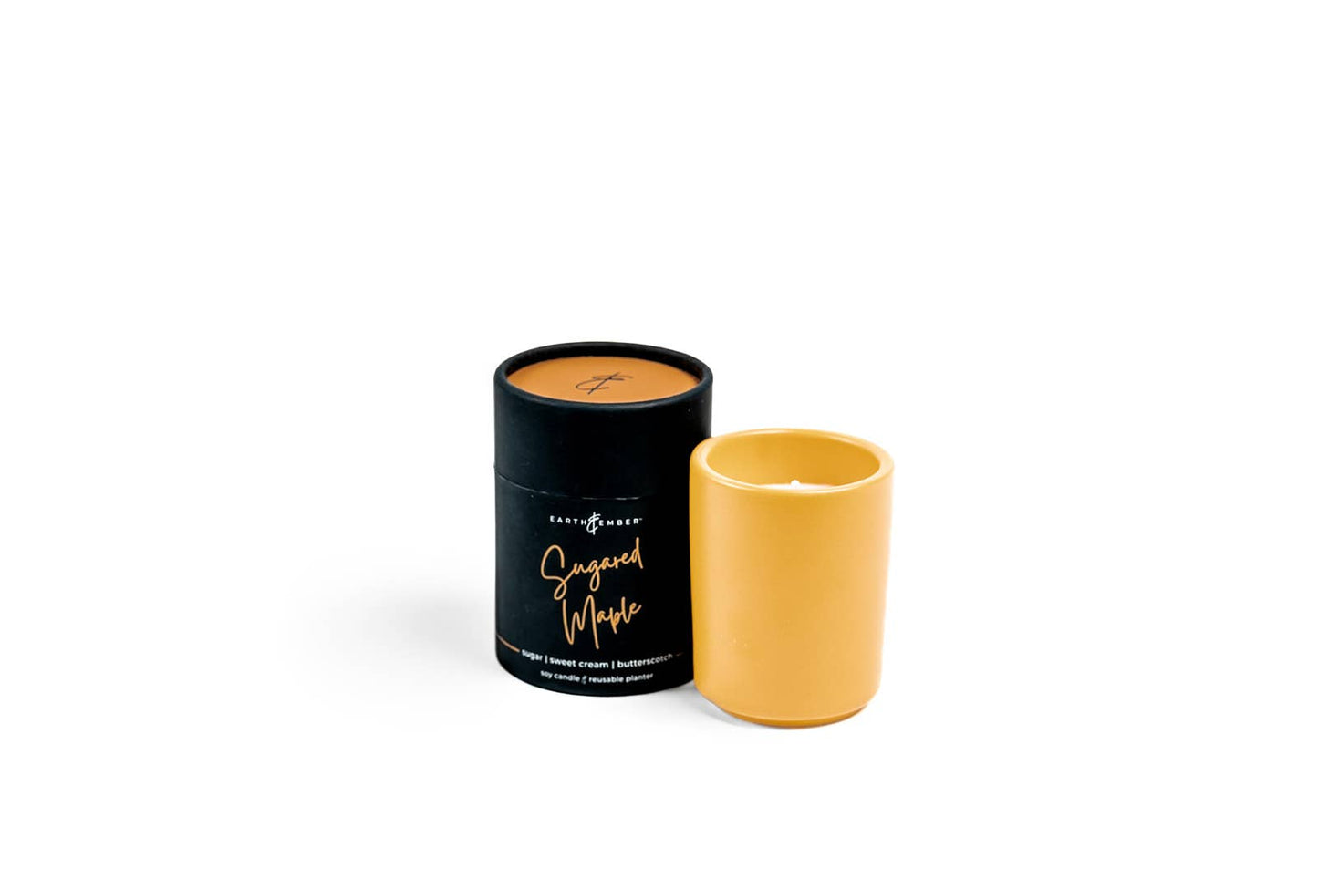 Earth & Ember 2 oz Candle: Sugared Maple