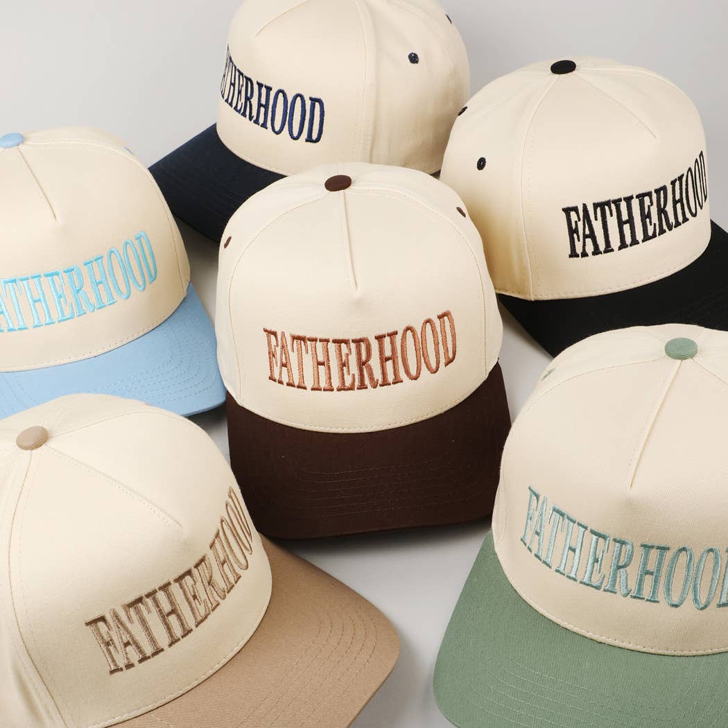 FATHERHOOD Embroidered Two-Tone Trucker Hat