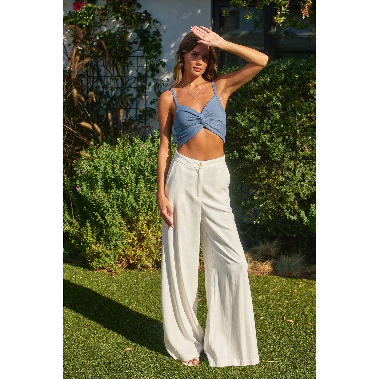 Micro Rib Twist And Shout Crop Top (1)