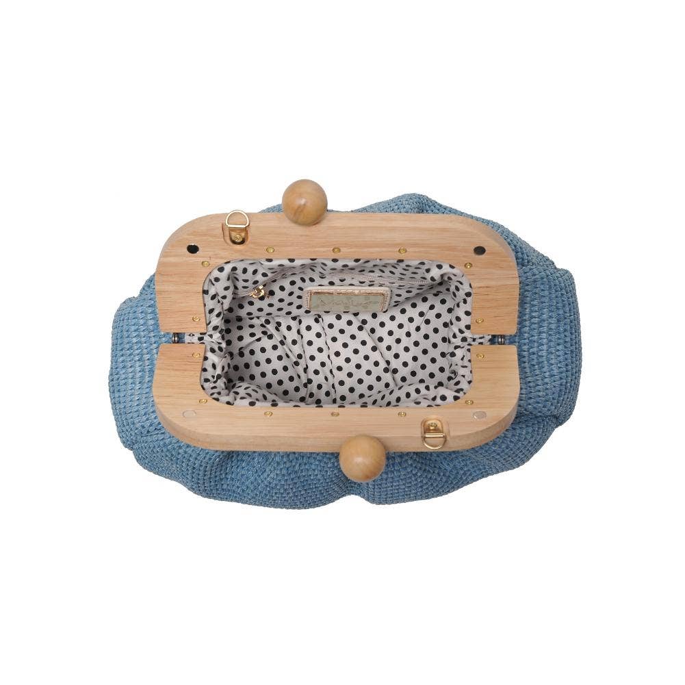 Vogueista Wooden Frame Clutch