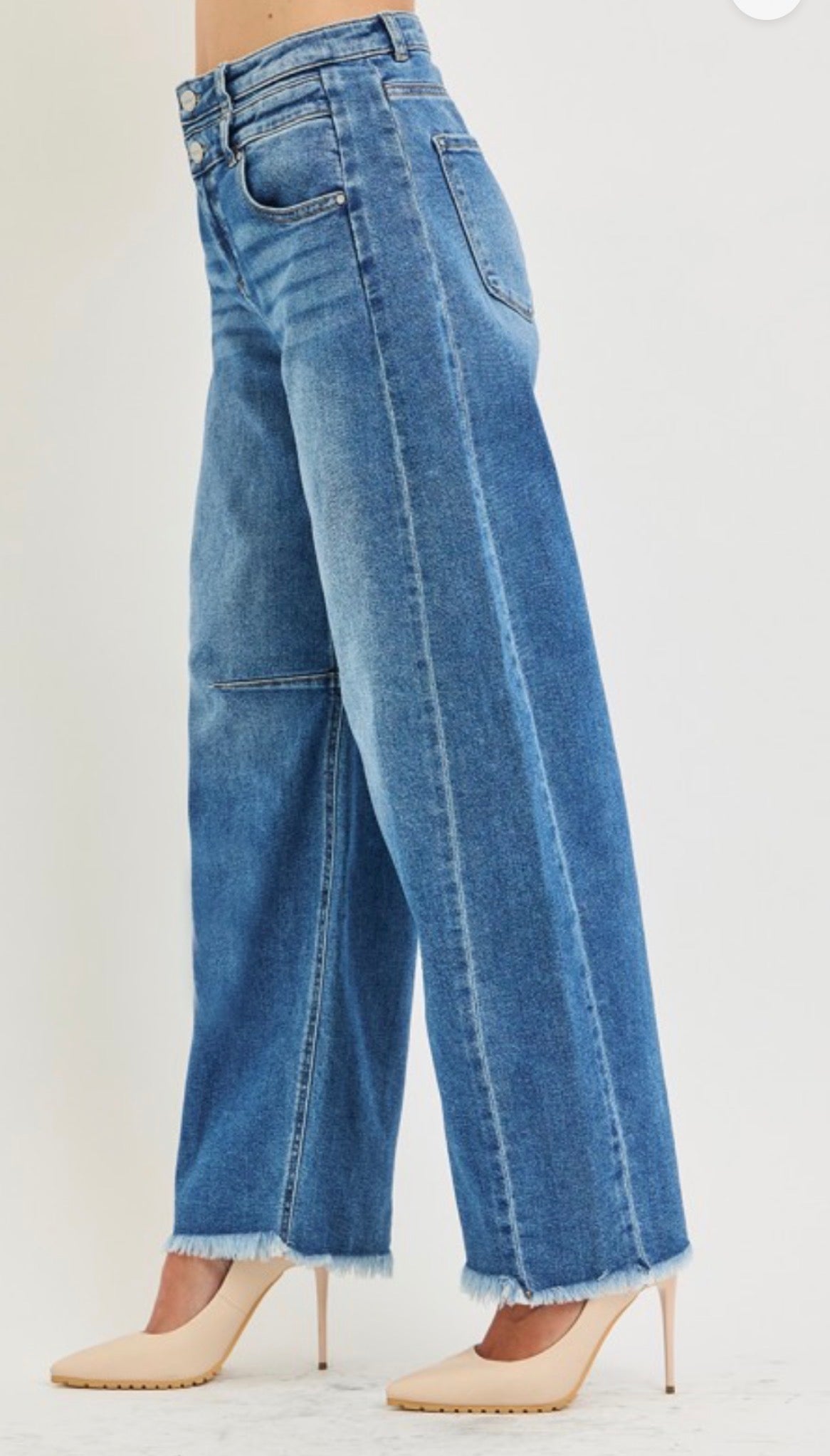 Risen-Slouchy Barrel Jeans