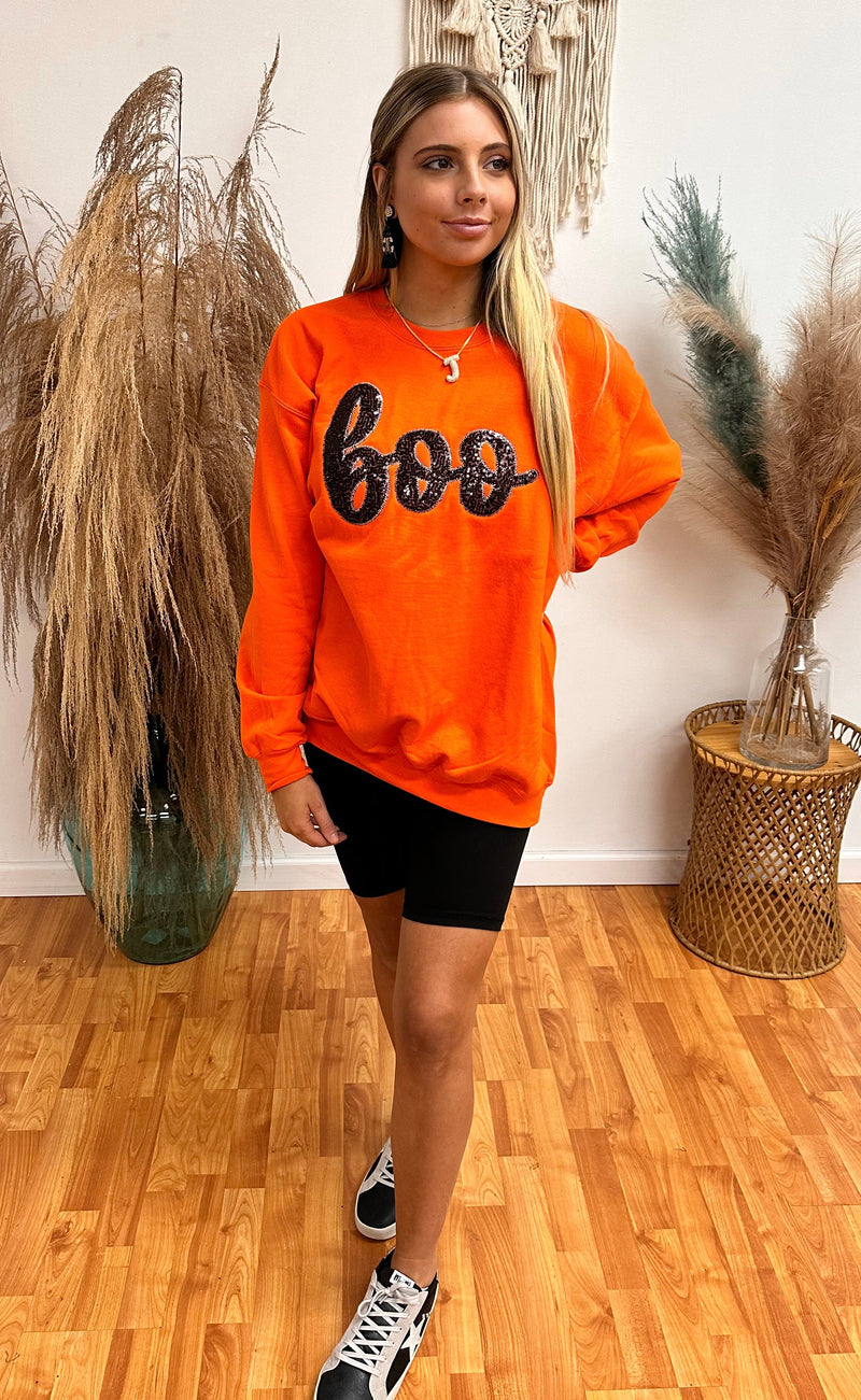 Boo Halloween Spooky Sweatshirt