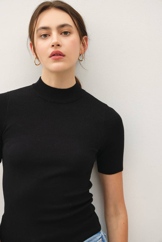 Rustic Romance Mock Neck Sweater