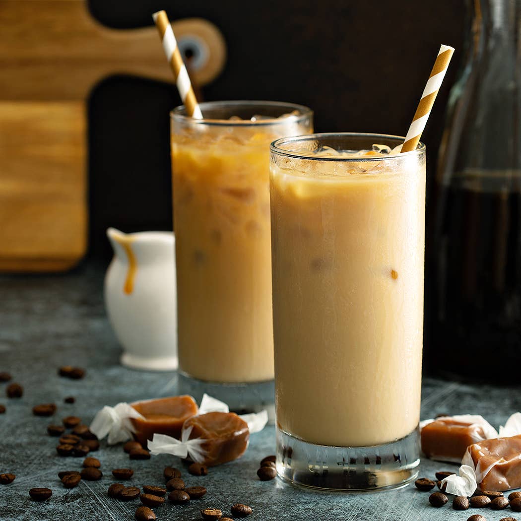 14 oz Milkbottle Candle: Caramel Cold Brew