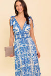 A printed woven maxi dress - ID22288