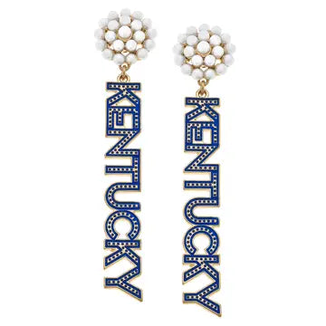 Kentucky Pearl Drop Earring