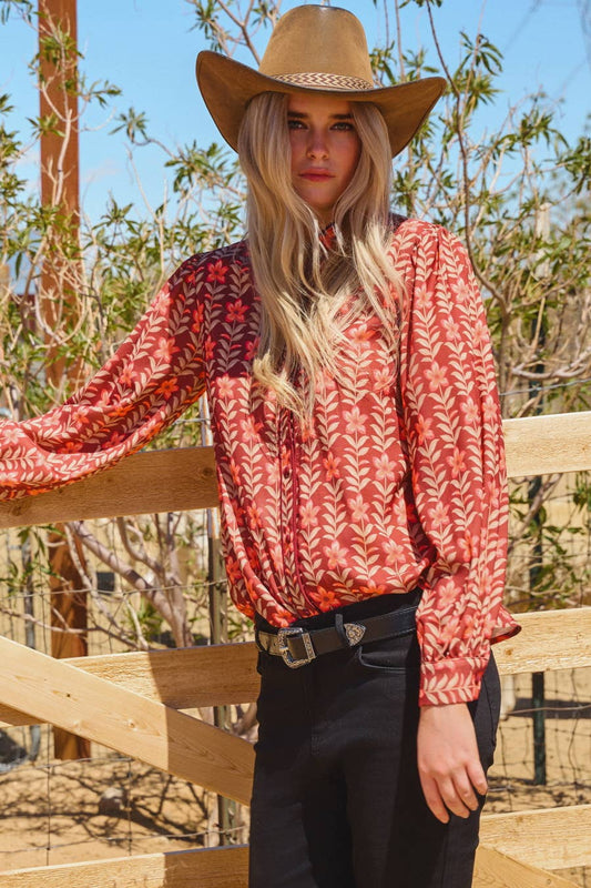 Floral Printed Blouse